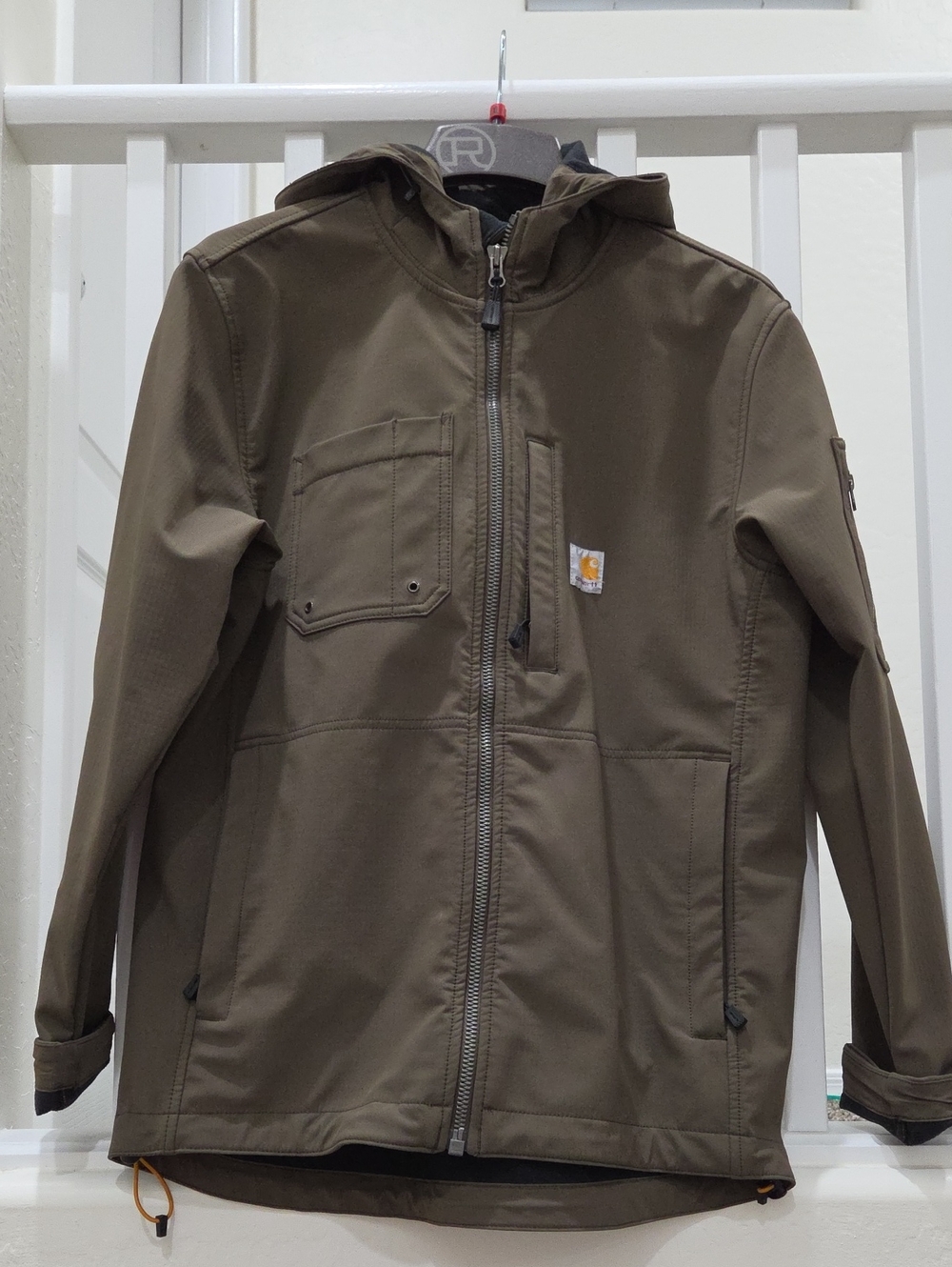 Carhartt Men’s Hooded Lightweight Jacket — Olive Brown